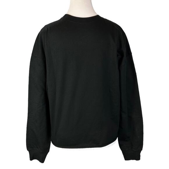 Yellowstone Dutton Ranch Sweatshirt Lightweight Size Small Black Gold - Picture 4 of 5